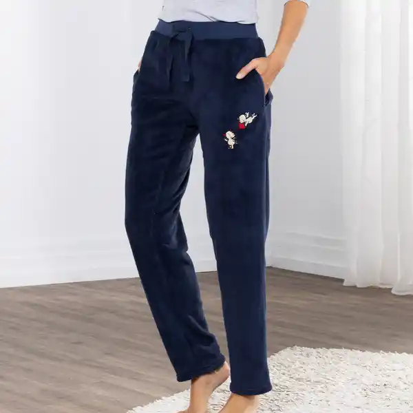 Bild 2 von Kuschel-Pyjama-Hose aus Coral-Fleece