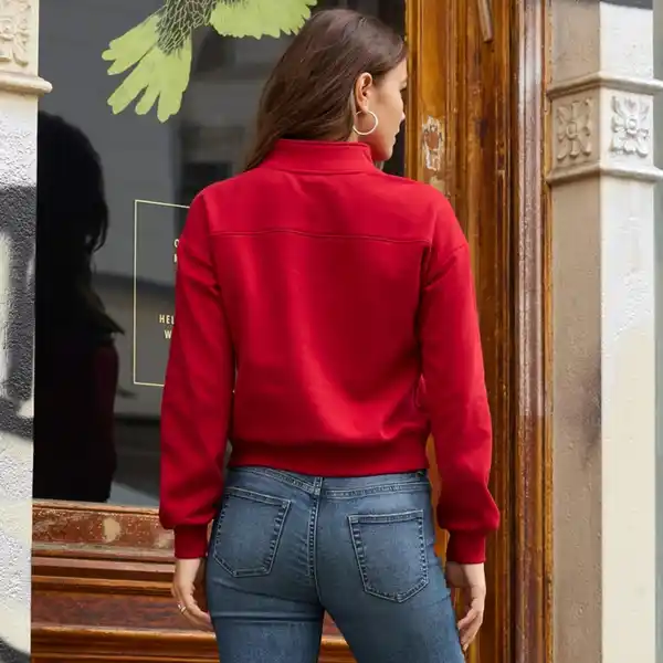 Bild 4 von Damen-Troyer mit Aufdruck