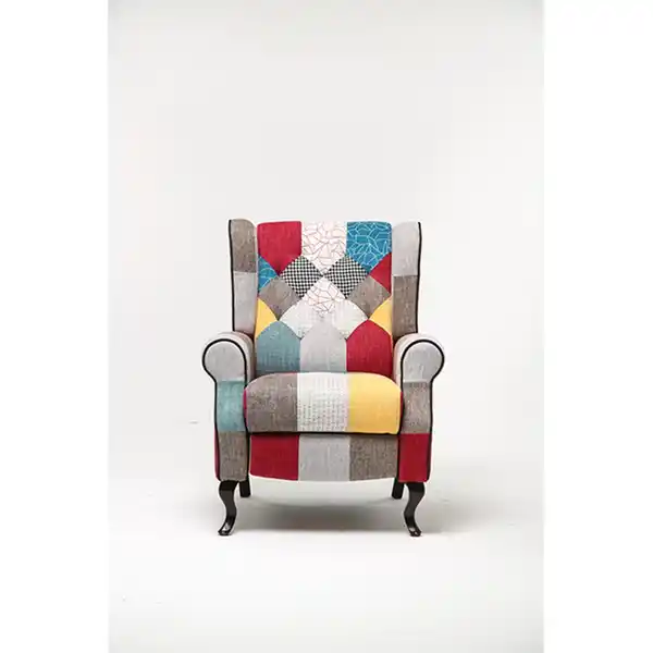 Bild 2 von Skandinavischer Sessel PICO mit verstellbarer Rückenlehne - ca. 78 x 84 x 100,5 cm - Bunt