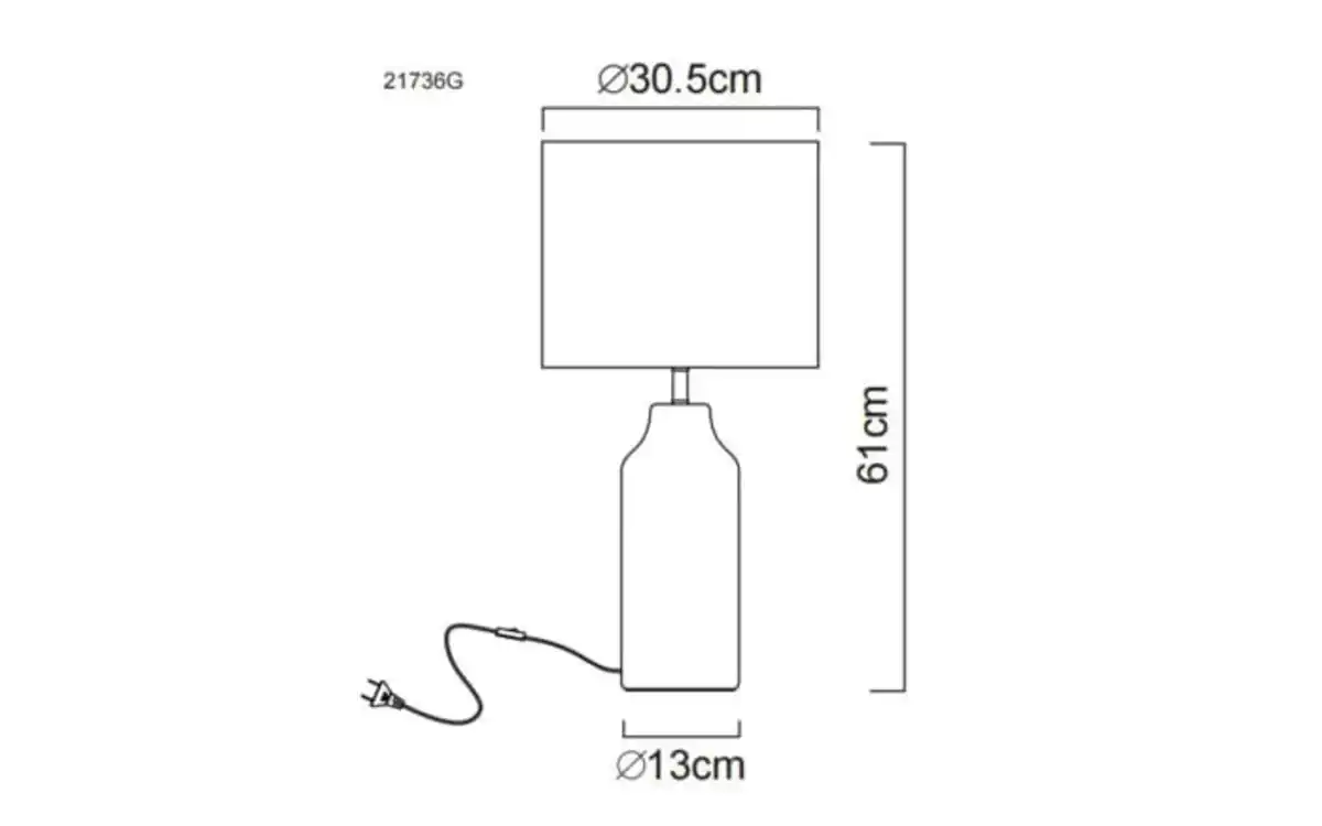 Bild 4 von Tischleuchte Elden, goldfarbig/schwarz