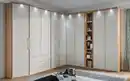 Bild 1 von Mondo - Schranksystem Clivo, Eiche Bianco Nachbildung/Glas champagner