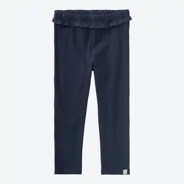 Bild 1 von Baby-Mädchen-Leggings mit Spitze am Bund