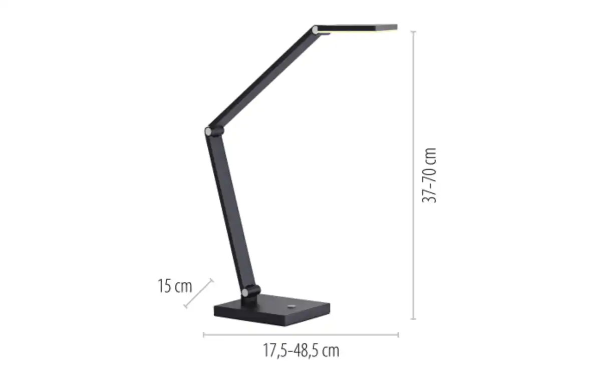 Bild 2 von LED-Tischleuchte  Samsky, grau, inkl. CCT Funktion