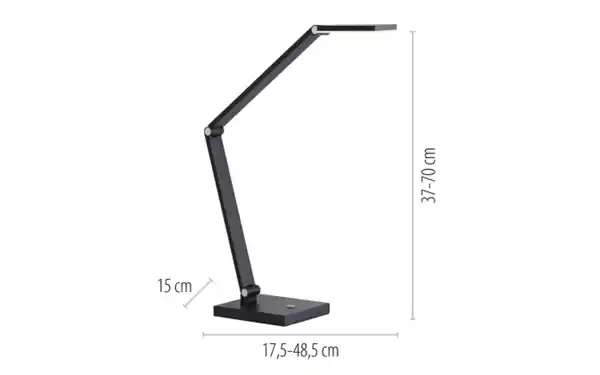 Bild 2 von LED-Tischleuchte  Samsky, grau, inkl. CCT Funktion