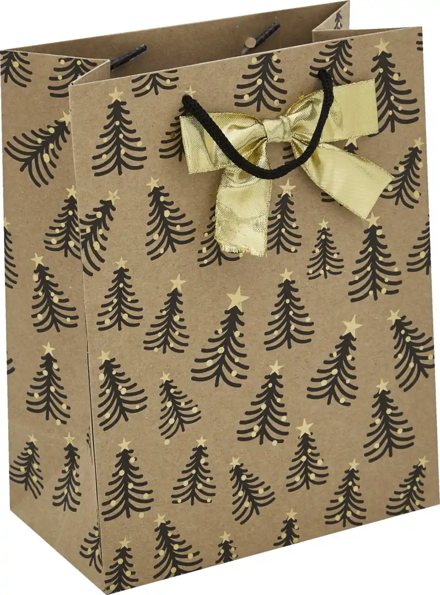 Bild 4 von DEKOWELT Geschenktüte Braunkraft Hotfoil