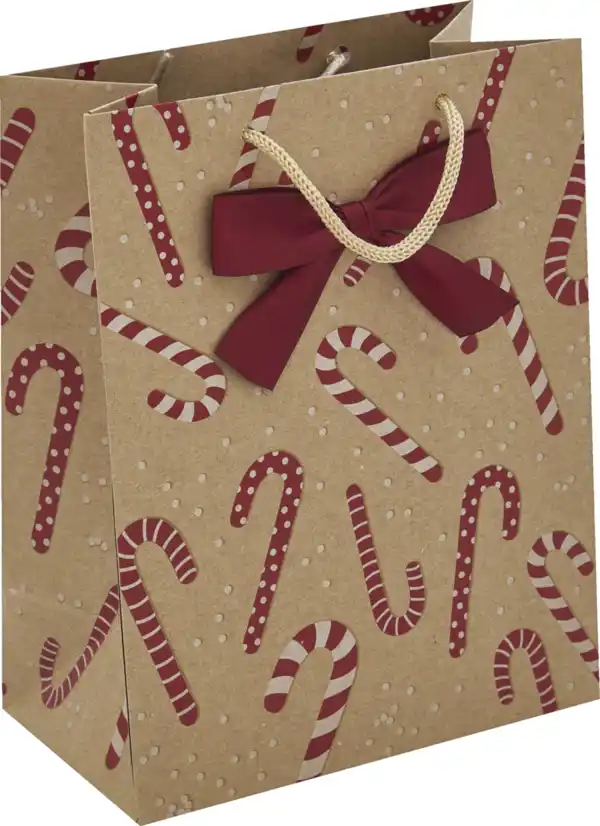 Bild 2 von DEKOWELT Geschenktüte Braunkraft Hotfoil