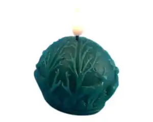 LED Kerze Kugel novooo, mit Motiv, D=6,5cm