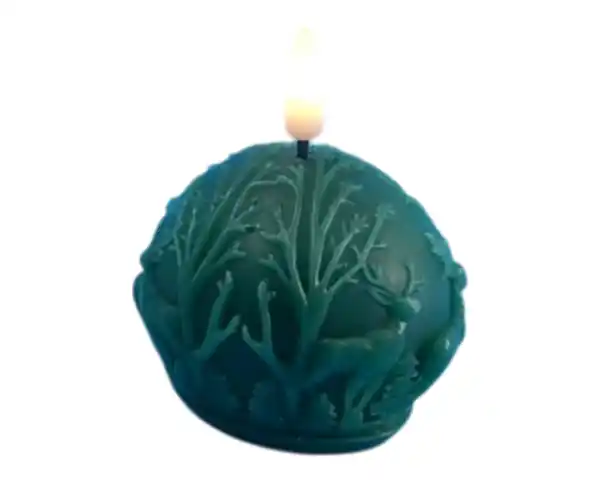 Bild 1 von LED Kerze Kugel novooo, mit Motiv, D=6,5cm