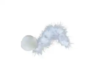 Katzenball mit Feder