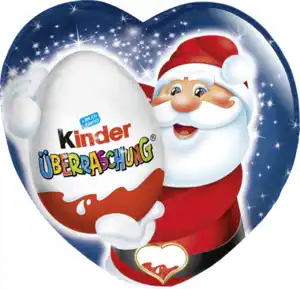 Ferrero Kinder Weihnachtshohlfigur + Überraschung, 53 g