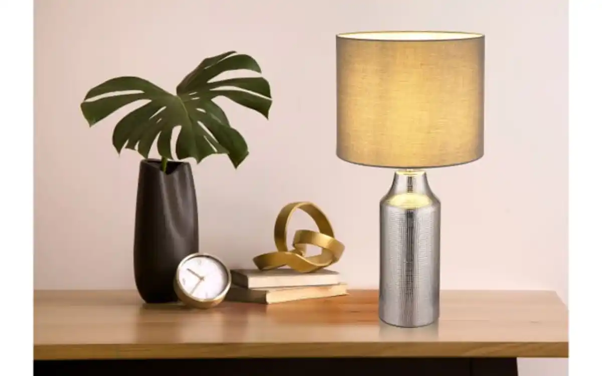 Bild 3 von Tischleuchte Elden, silberfarbig/grau