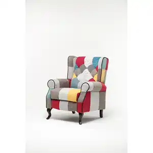 Skandinavischer Sessel PICO mit verstellbarer Rückenlehne - ca. 78 x 84 x 100,5 cm - Bunt