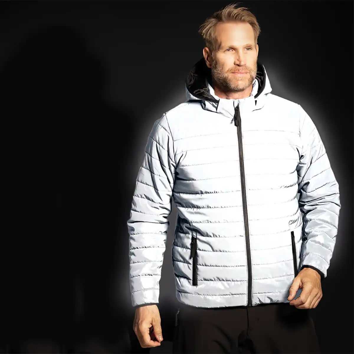Bild 2 von Reflektierende Steppjacke für Herren