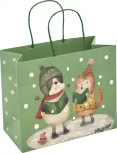 DEKOWELT SF Kinder-Geschenktüte Schaumflock HW 24