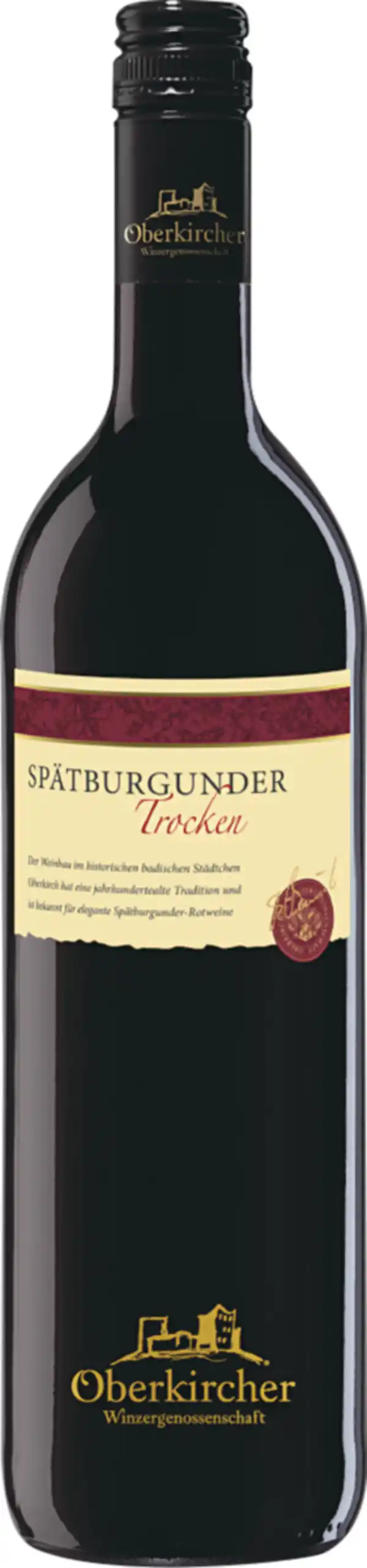 Bild 1 von Oberkircher Winzer Oberkircher Winzer Spätburgunder trocken, 750 ml