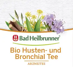 Bad Heilbrunner Bio Husten- & Bronchial Tee, 24 g