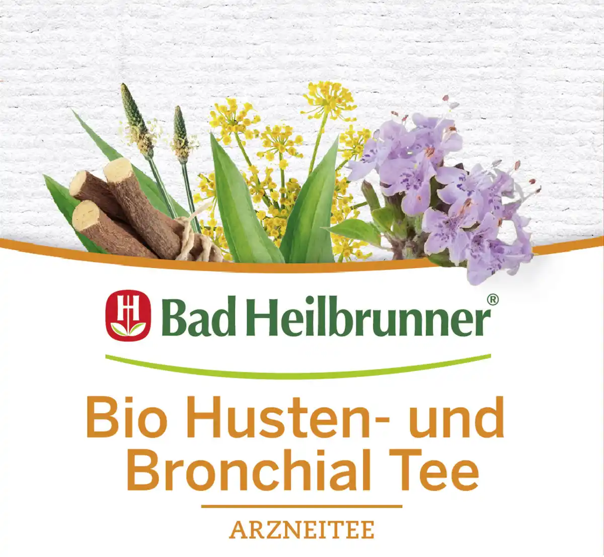 Bild 1 von Bad Heilbrunner Bio Husten- & Bronchial Tee, 24 g