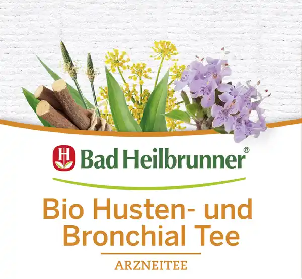 Bild 1 von Bad Heilbrunner Bio Husten- & Bronchial Tee, 24 g