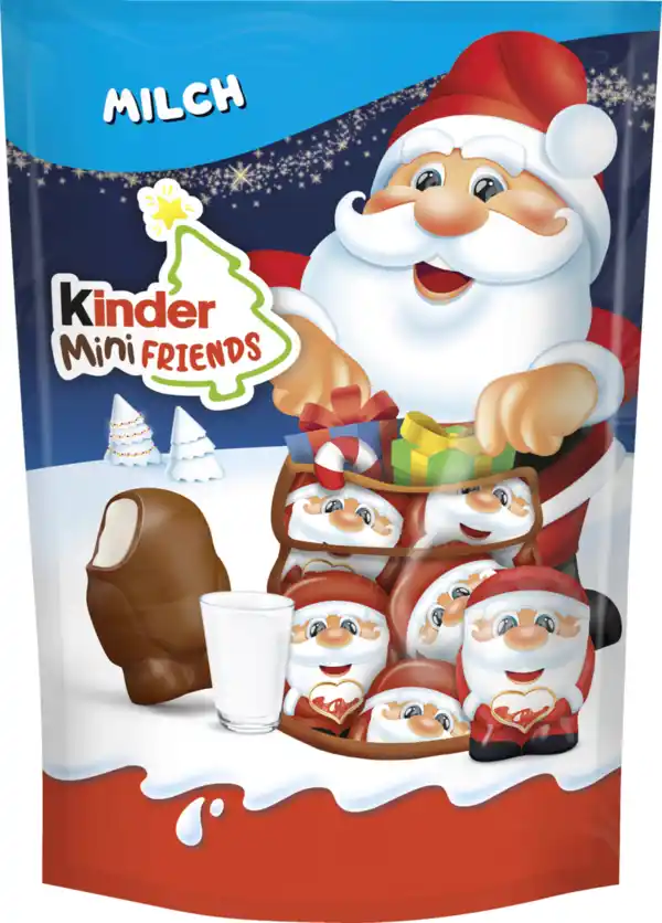 Bild 1 von Ferrero Kinder Weihnachtsmann Milky Caramel, 110 g