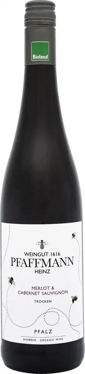 Bild 1 von Weingut Heinz Pfaffmann Heinz Pfaffmann Merlot & Cabernet Sauvignon Bio, 750 ml