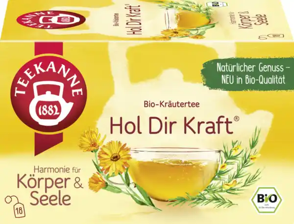 Bild 1 von Teekanne Bio Kräutertee Hol Dir Kraft, 36 g