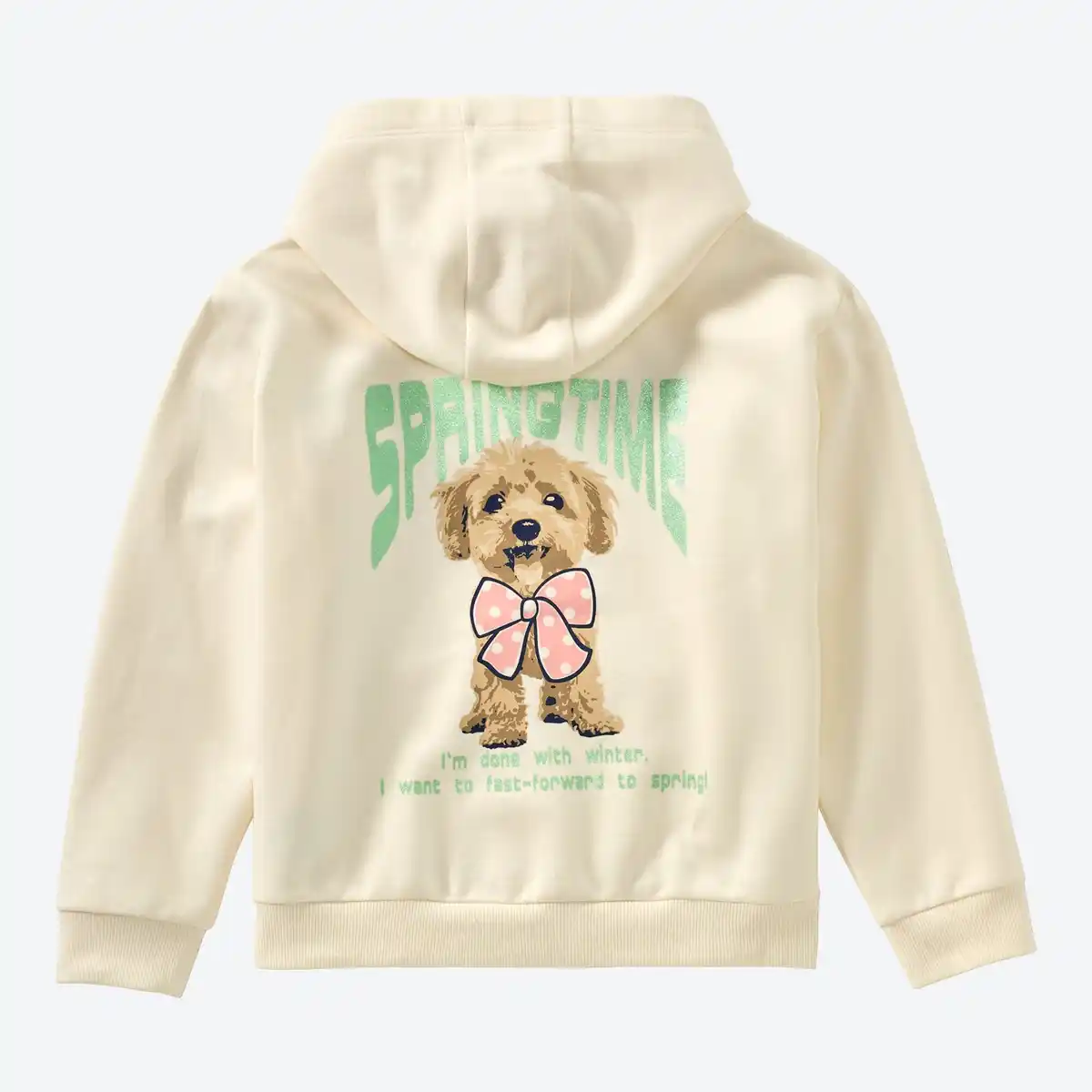 Bild 3 von Kinder-Mädchen-Sweatjacke mit Kapuze