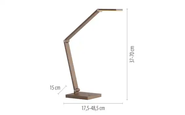 Bild 2 von LED-Tischleuchte  Samsky, bronze, inkl. CCT Funktion