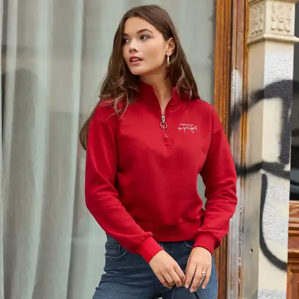 Bild 1 von Damen-Troyer mit Aufdruck