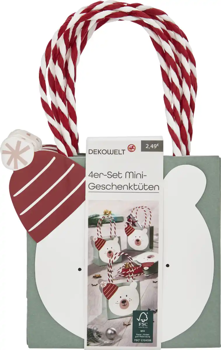 Bild 1 von IDEENWELT EB 4erSets Mini-Tüten die cut XMas HW 25