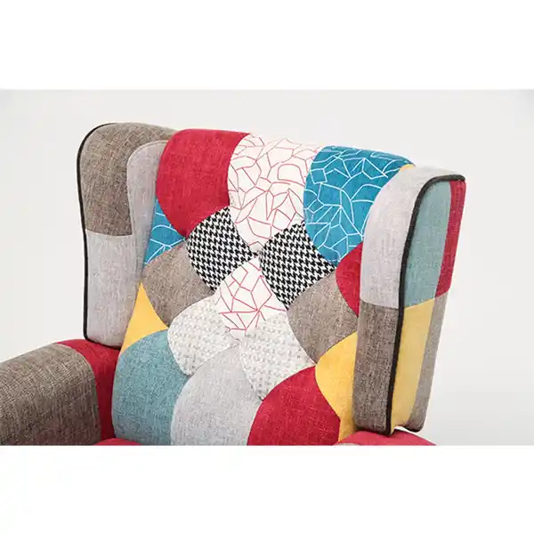 Bild 4 von Skandinavischer Sessel PICO mit verstellbarer Rückenlehne - ca. 78 x 84 x 100,5 cm - Bunt