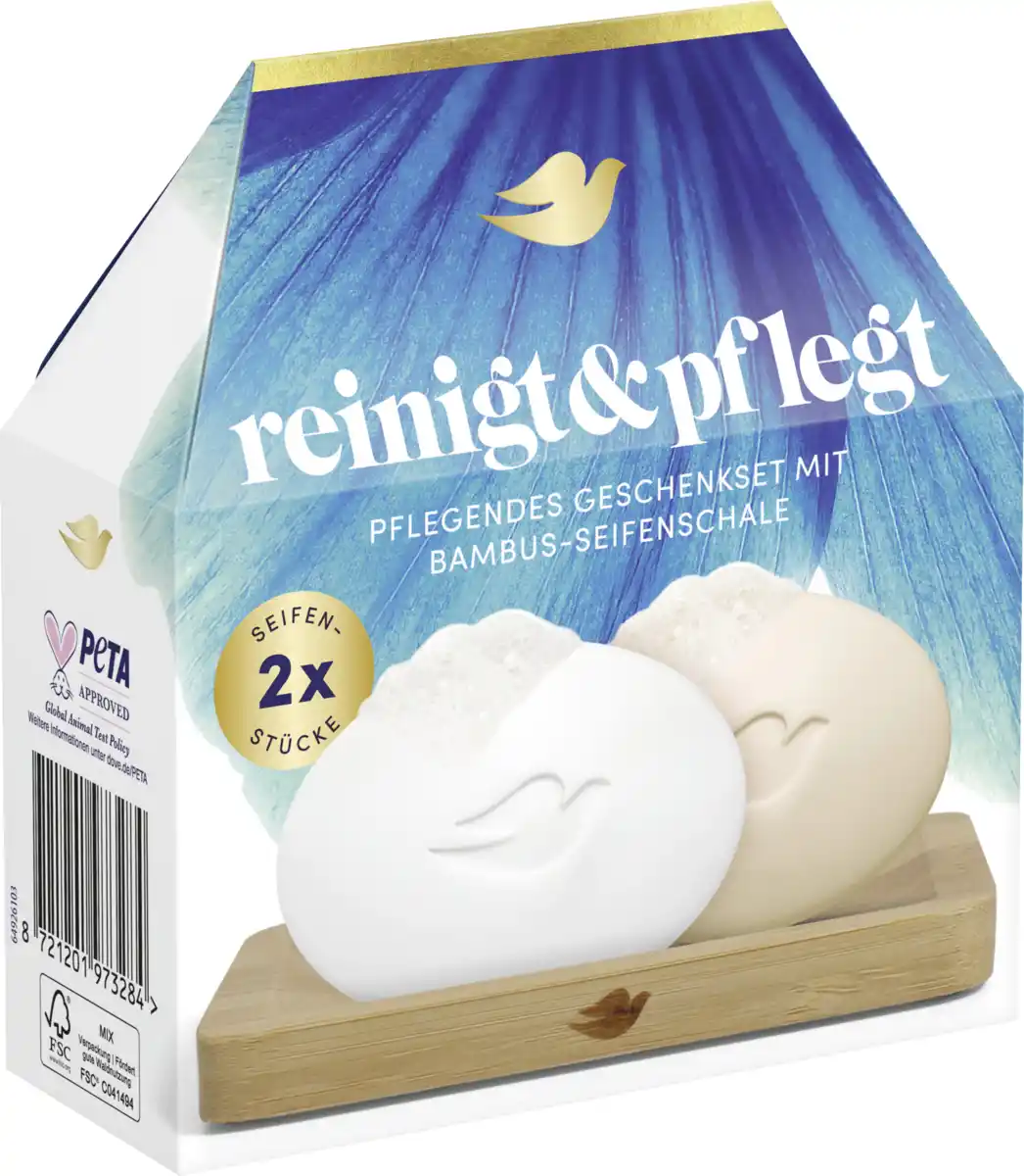 Bild 3 von Dove Pflegendes Geschenkset mit Bamubs-Seifenschale