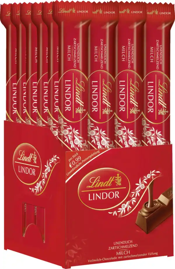Bild 2 von Lindt Lindor Stick Milch, 38 g