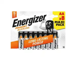 Batterie Energizer Primary, Alkal. AA, 8er