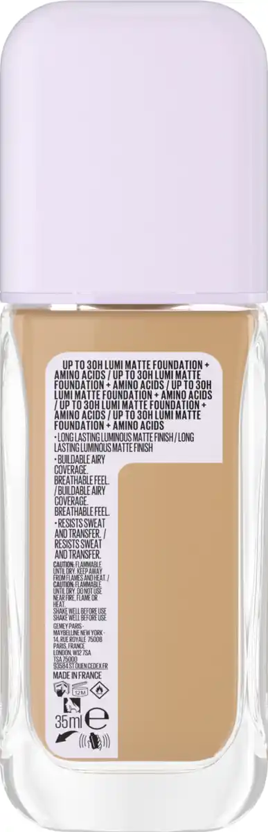 Bild 1 von Maybelline New York Super Stay Lumi Matte Foundation 248 + gratis Pinsel Reinigungspad
