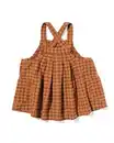 Bild 2 von Babykleid kariert braun