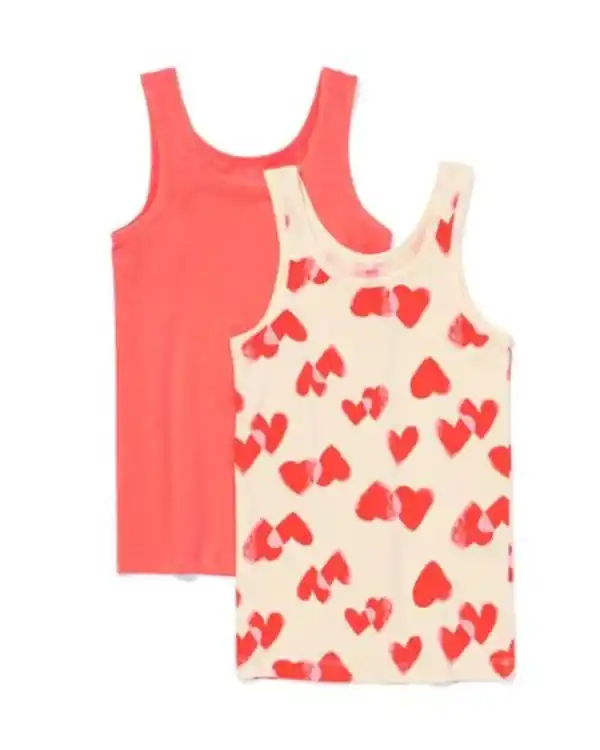 Bild 1 von Kinderhemden mit Herzen – 2 Stück rot