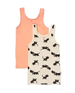 Takkie und Siepie Kinderunterhemden - 2 Stück bunt