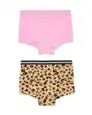 Bild 4 von Kinder-Boxershorts Leopard – 2 Stück braun