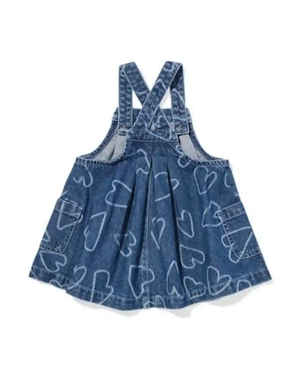 Bild 2 von Babykleid, Denim, Herzchen jeansfarben