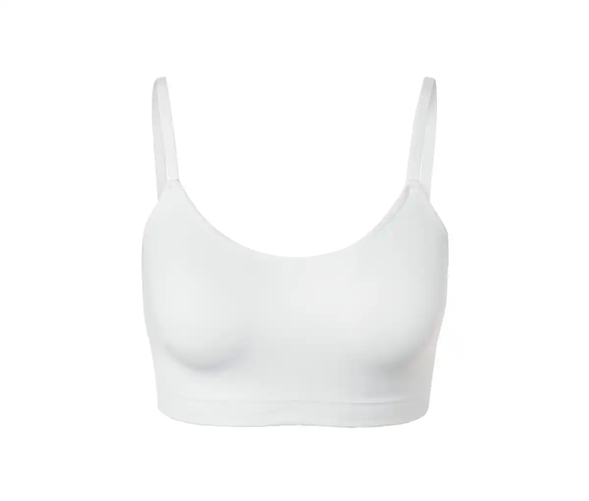 Bild 1 von Seamless-Bustier mit Spitze, weiß