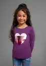 Bild 1 von KIDSWORLD Langarmshirt, mit Paillettenherz zum Wenden Langarm, Basic-Passform, mit glitzernden Pailletten