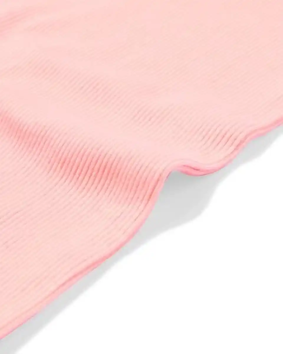 Bild 2 von Kinderhemden, gerippt, geblümt – 2 Stück hellrosa