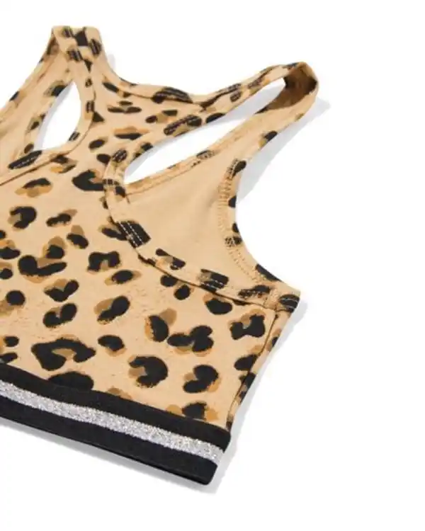 Bild 3 von Kinder-Crop-Shirts Leopard – 2 Stück braun