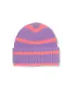 Bild 1 von Kinder-Beanie gestreift lila