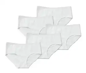 5 Pantys, weiß
