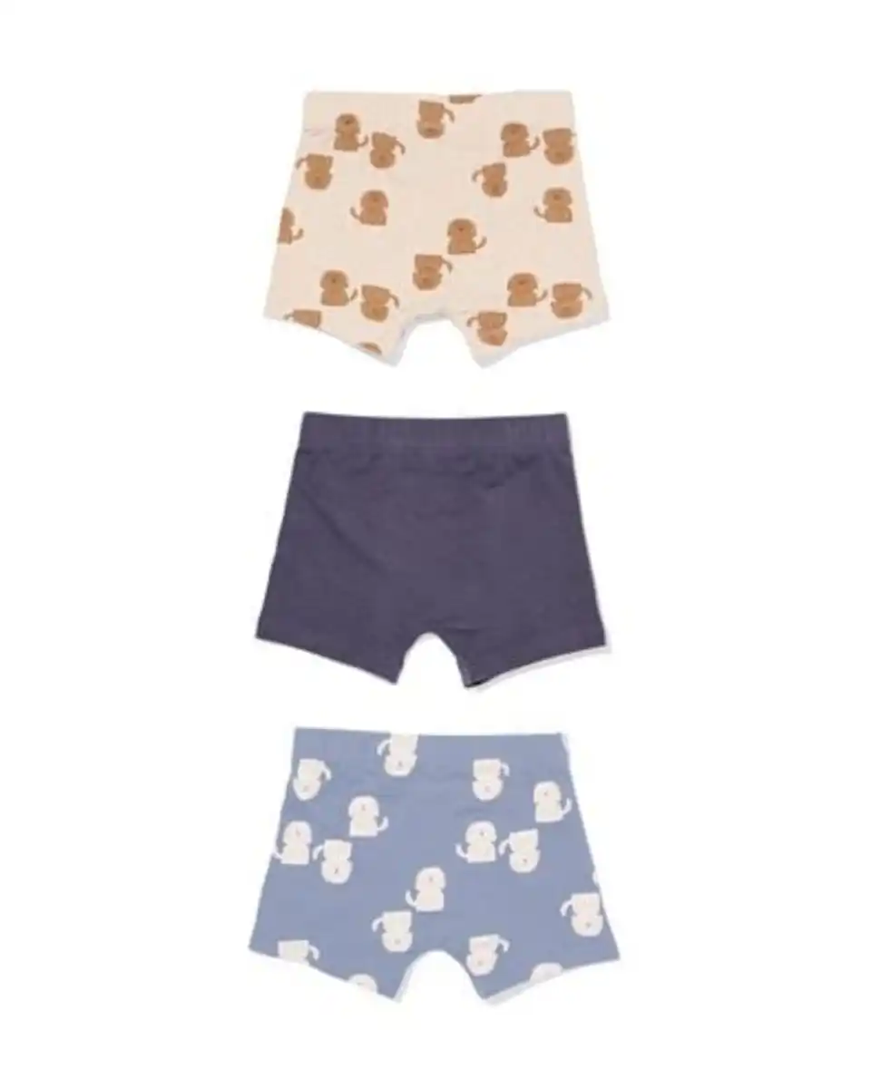 Bild 2 von Kinder-Boxershorts Hunde – 3 Stück blau