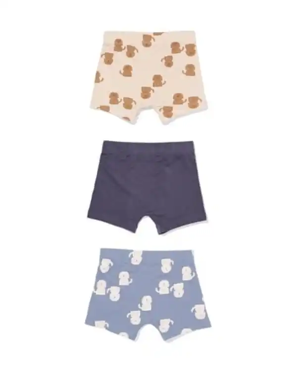 Bild 2 von Kinder-Boxershorts Hunde – 3 Stück blau