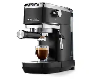 »Lapressa« Siebträgermaschine, schwarz