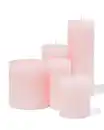 Bild 1 von Kerzen, rustikal hellrosa