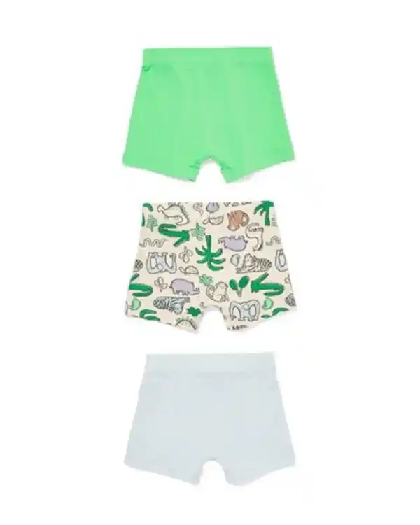 Bild 4 von Kinder-Boxershorts Dschungel – 3 Stück hellblau